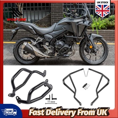 Crash Bar For Honda NX 500 Engine Guard Frame Protector Full Set 2025 WOLFLINE - Image 1 of 4