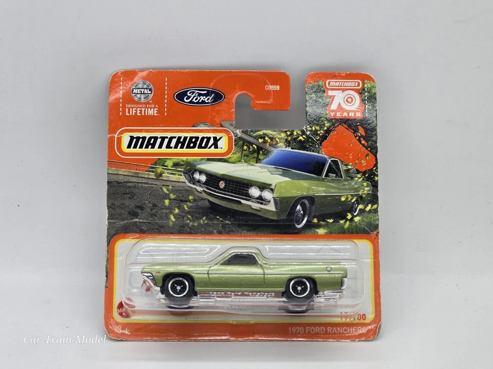 1970 Ford Ranchero - 17/100 Mattel Matchbox 1:64 1/64 - Immagine 1 di 1