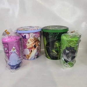 Wicked For Good Regal Glinda & Elphaba: Popcorn Tin & Cup Set Brand New Unused - Picture 1 of 16