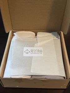 New KOOLA BABY Bassinet Sheet - Dual Set - White & Gray - Picture 1 of 3