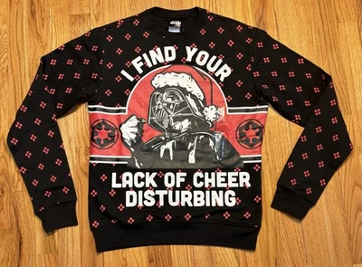 Star Wars Darth Vader Navidad Sudadera Adulto Mediana Nueva Con Etiquetas Foto 1 de 4