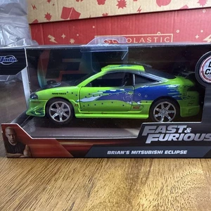 JADA 1:32 Fast & Furious Brian's Mitsubishi Eclipse Bullet Holes Burn - Picture 1 of 11