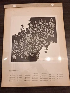 Grafik-Kalender des Bochumer Künstlerbund 1976, Signiert  - Bild 1 von 5