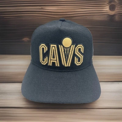 Gorra Cleveland Cavaliers '47 Marca "Gold Rush" Mezcla Lana Snapback Gorra H60 Foto 1 de 4