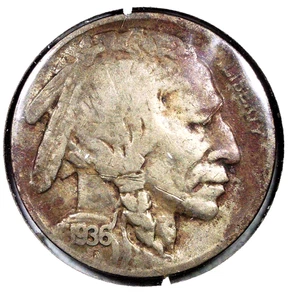 1936-D Buffalo Nickel .....     Nice Detailed Coin.....     9-29-14 - Picture 1 of 2