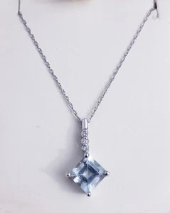 14K White Gold Necklace Pendant Chain (Jared Jewelry) - Picture 1 of 8