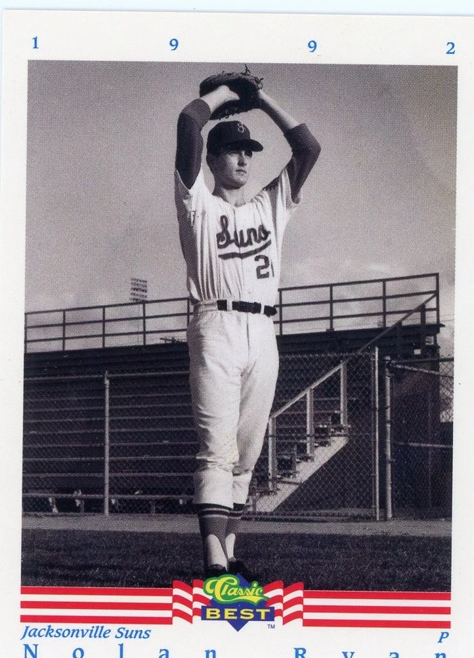 1992 Classic Best #1 Nolan Ryan Jacksonville Suns - Image 1 of 1