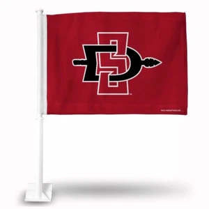 San Diego State Aztecs 11X14 Window Mount 2-Sided Car Flag - Picture 1 of 6