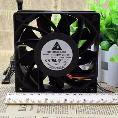 Delta Electronics FFB1212EHE 120x120x38mm Case CPU Cooling Fan 190 CFM 4000 RPM - Bild 1 von 3