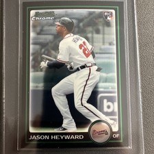 2010 Bowman Draft Picks & Prospects - Chrome Blue Refractor #BDP40 Jason Heyward