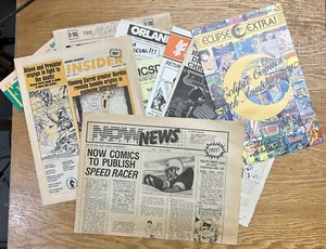 Vintage Various Comic News Price Guide Flyers Pamphlets Information Collection - Picture 1 of 22