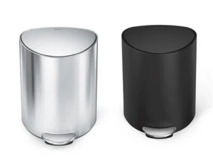 SimpleHuman 6L halbrunder Badezimmer Treteimer - Bild 1 von 32