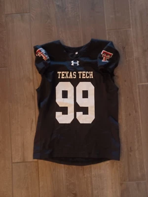 TEXAS TECH Men's Authentic FOOTBALL PRACTICE JERSEY TEAM ISSUE UNDER ARMOUR - Image 1 of 4