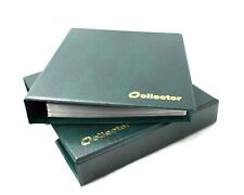 Banknote Album in Case Folder Book 10 banknotes pages sleeves BIG CAPACITY GREEN