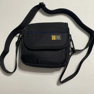 Black Case Logic Nylon Compact Camera Waist Belt Loop Fanny Pack Strap Case Bag - Picture 1 of 6