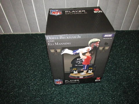 Odell Beckham & Eli Manning New York Giants Dancing Bobble Forever Collectibles Cover