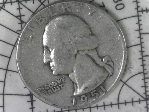 1952 S Washington Silver quarter. No cost shipping and tracking Cover