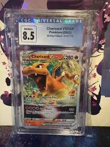 CGC 8.5 CHARIZARD VSTAR 018/172 ESTRELLAS BRILLANTES POKEMON 2022 - Imagen 1 de 2