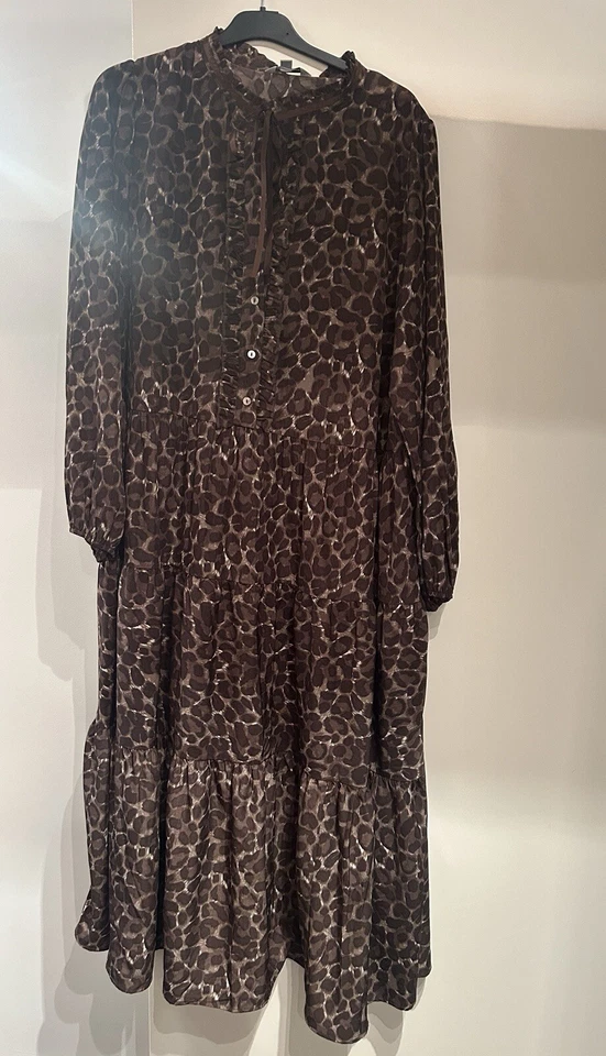Anna Scholz Leopard Dress 👗 Women’s 20 (Aus 20-24) VGC - Image 1 of 4