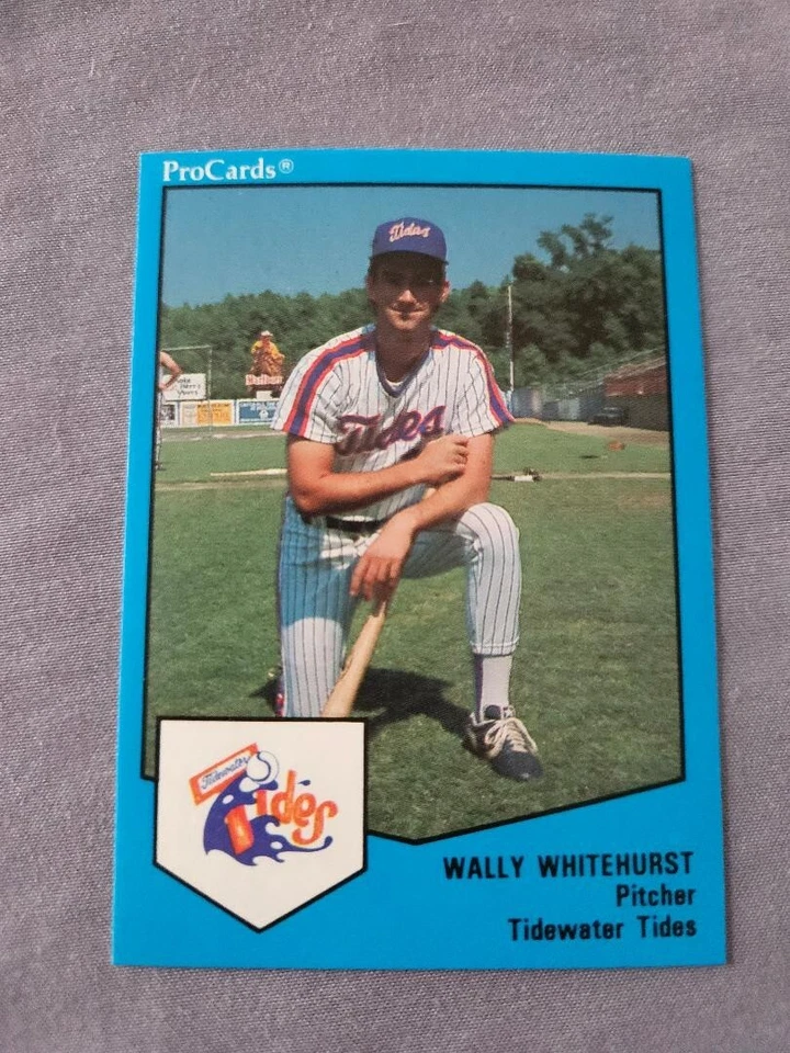 1989 ProCards Wally Whitehurst #1958 Tidewater Tides - Image 1 of 1