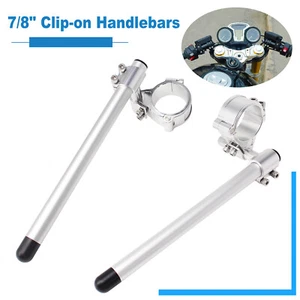 7/8'' Adjustable Handlebars Clip On Tube Handlebar 37-58mm Fork Clamp Handle Bar - Bild 1 von 28