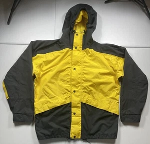 Vintage The North Face Skijacke Herren L gelb Gore-Tex Full Zip Outdoor 80er - Bild 1 von 9