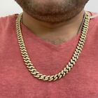 10k yellow gold 11mm Miami 26.5ct Cuban Link Necklace 26"