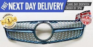 W204 For Mercedes C-Class S204 Front Bumper Grille 2007-2014 Coupe Diamond C200 - Picture 1 of 7