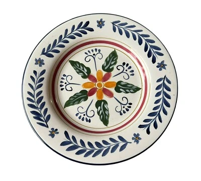 Talavera Floral 10.75” Dinner Plate Hand-Painted Tabletops Gallery Boulevard - Image 1 of 3