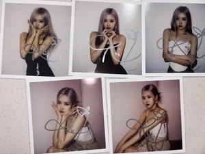BLACKPINK THE ALBUM ROSE Autographed Signed Photo - Picture 1 of 6