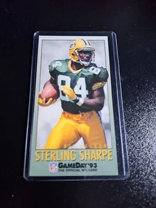 1993 FLEER GAMEDAY FOOTBALL #6 STERLING SHARPE GREEN BAY PACKERS NRMT - Picture 1 of 2