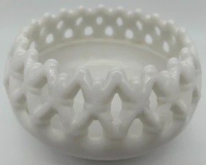 Dorice Lace Candy Bowl~Vintage White Milk Glass~~USED~Westmoreland - Picture 1 of 6