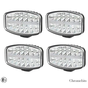 10.2x25.4cm 12V 24V Jumbo LED Work Luce Barra Pois Tetto Guida Camion Tractor E9 - Imagen 1 de 12