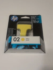 Cartucho de tinta amarillo HP 02 C8773WN caducado ENERO/2020 Irlanda NUEVO sellado  - Imagen 1 de 6