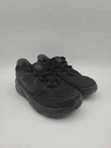 Nike Star Runner 4 NN Toddler Size 9C Triple Black Running Shoes DX7616-002 New - Picture 1 of 9