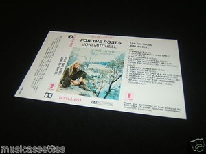 JONI MITCHELL NEW ZEALAND Unused Inlay Card