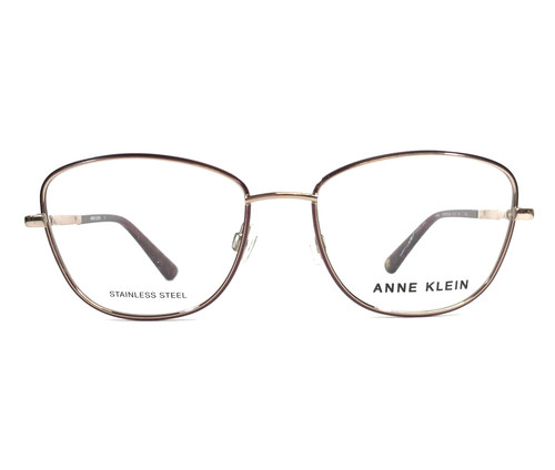 Anne Klein Eyeglasses Frames AK5088 770 Rose Gold Cat Eye Wire Rim 52 17 135