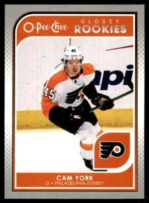 2021-22 Upper Deck O-Pee-Chee Glossy Rookies Cam York Philadelphia Flyers #R-3 - Image 1 of 2