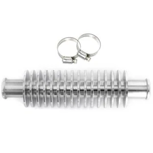 DISSIPATORE DI CALORE TNT ERGAL LAVORAZIONE CNC L.130 D.35 TUBO D.16 16 ALETTE - Picture 1 of 1