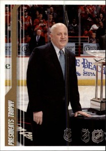 2010-11 Panini Stickers NHL Hockey #315 Capitals' President Cup Winners