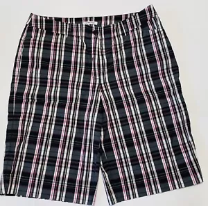 Women’s shorts ANNE KLEIN size 12 plaid stretch golf shorts (ss17) - Picture 1 of 6