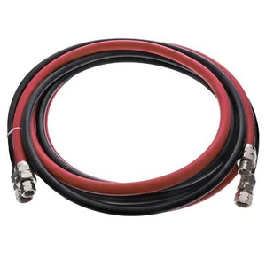 12 Foot Air and Fluid Hose Assembly Set for Spray Guns, Paint Pressure Pot Tanks - Picture 1 of 5