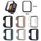 For Redmi Watch 2 Lite Anti-fall PC Tempered Glass Case Screen Protector Cover