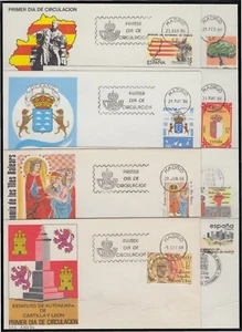 España Spain 2735/42 1984 Estatutos de Autonomía SPD Sobre Primer Día - Imagen 1 de 1