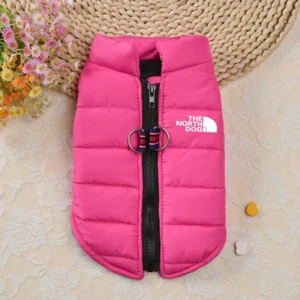 Waterproof Pet Clothes Winter Warm Jackets Coats Zipper Design French Bulldog fo - Picture 1 of 13