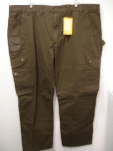 CARHARTT sz 46 X 30 CARGO WORK PANTS RELAXED FIT RUGGED FLEX RIPSTOP DARK COFFEE - Picture 1 of 15