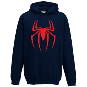 Kinder Spider-Man Logo Civil War, Amazing Spiderman, Avengers, End Game Hoodie  - Bild 1 von 2
