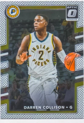 Tarjeta cromada de baloncesto óptica Donruss 2017-18 Darren Collison #60 Indiana Pacers Foto 1 de 2
