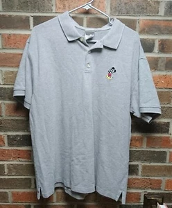Disney Mickey Mouse SS Poloshirt Grau Large - Bild 1 von 5