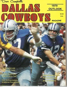 1979 Dallas Cowboys Outlook Football magazine Roger Staubach VG - Picture 1 of 1